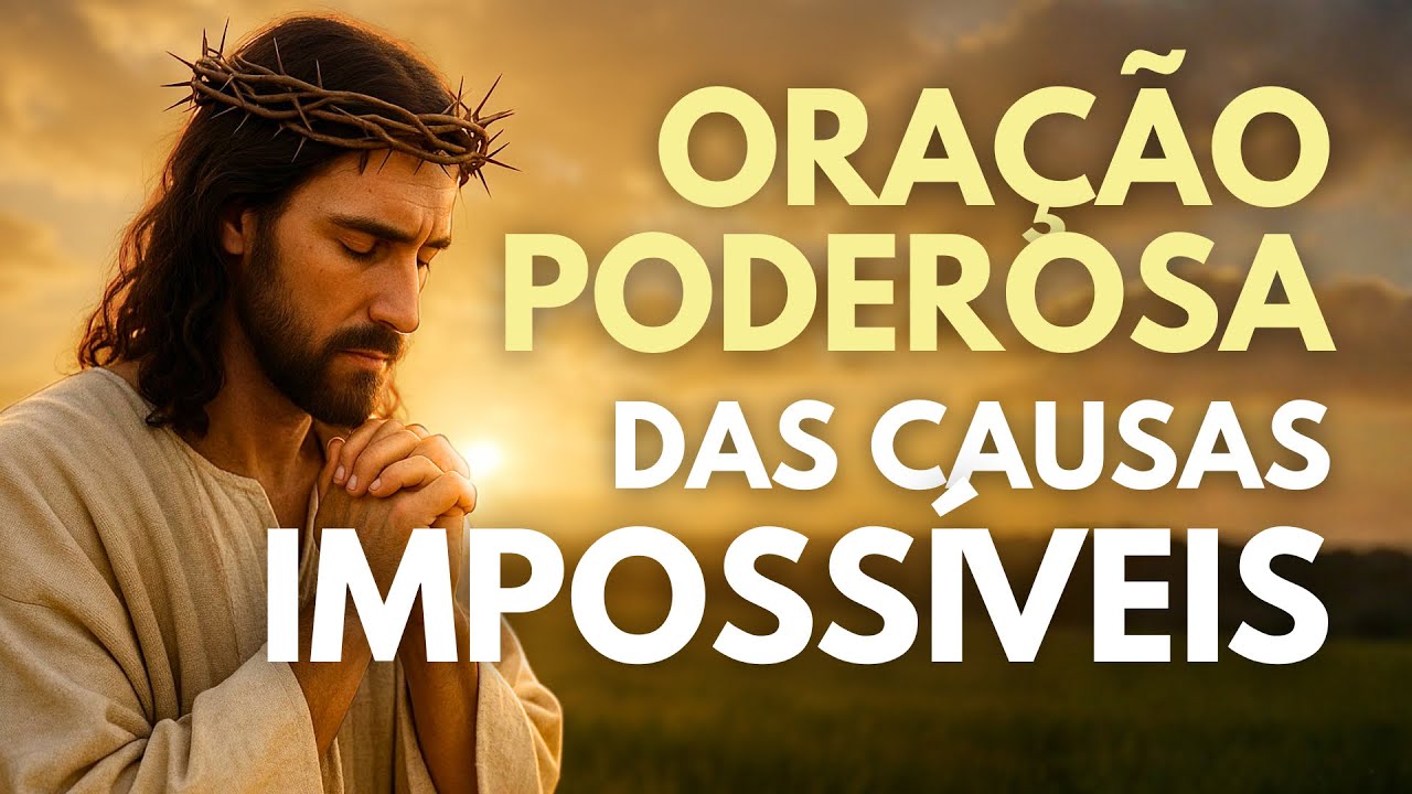ORAÇÃO PARA CAUSAS IMPOSSÍVEIS | Deus Vai Fazer o Milagre Acontecer Hoje