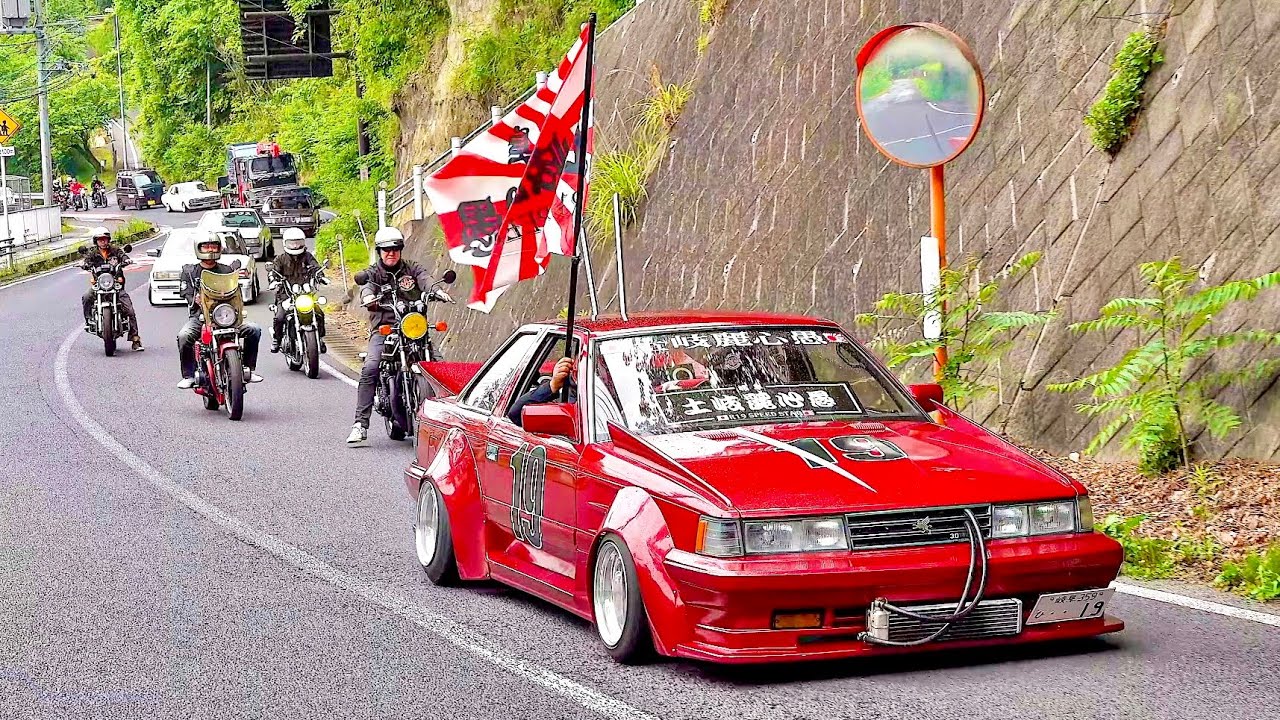 【四輪二輪 旧車大集合🇯🇵】瑞浪オールジャンルミーティング 街道レーサー グラチャン 旧車會