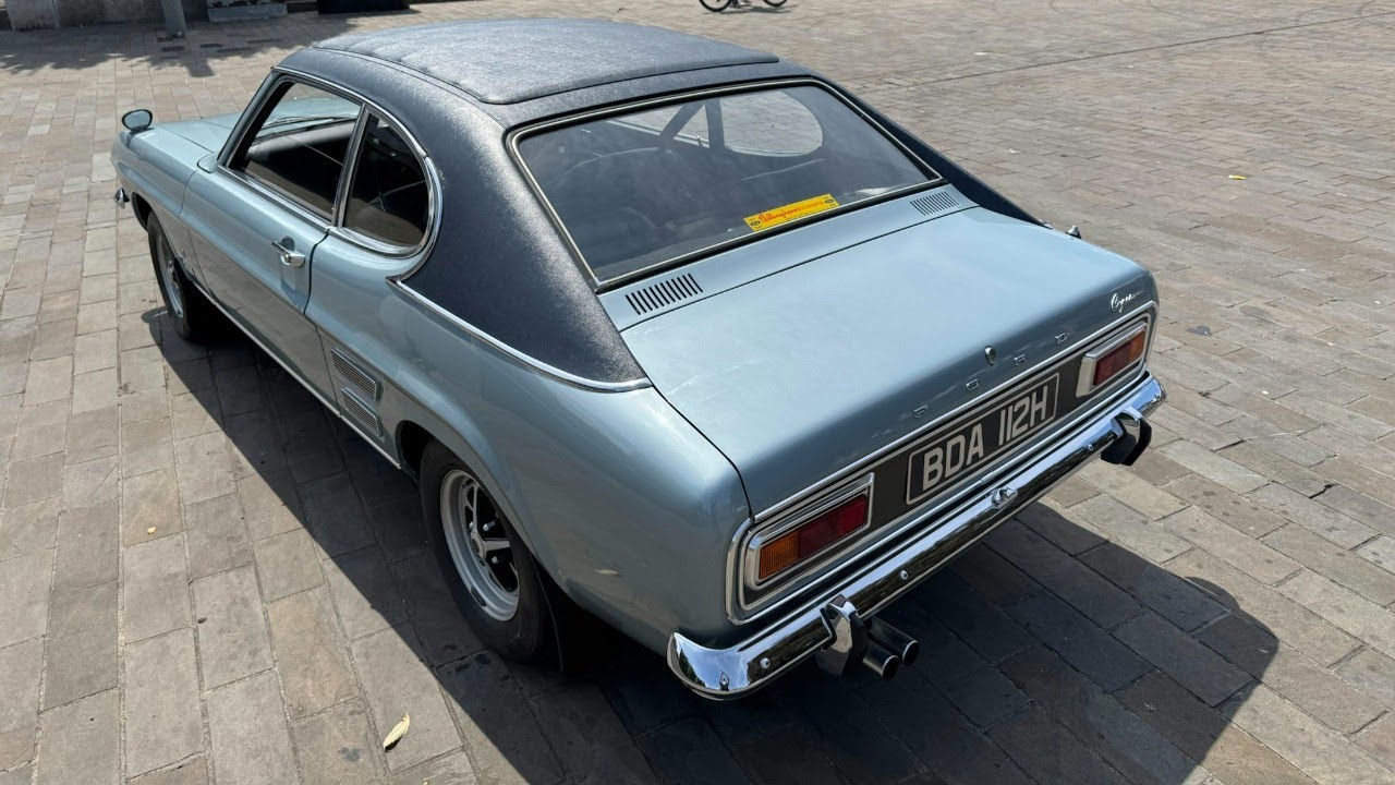 COUNTY CLASSICS MOTOR MUSEUM. A RARE 1970 FORD CAPRI 3000 GT XLR.