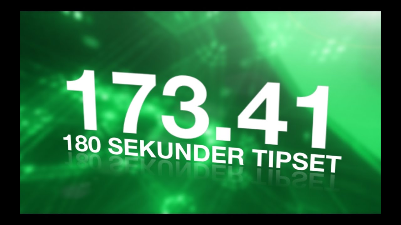 180 Sekunder Tipset Excerpt