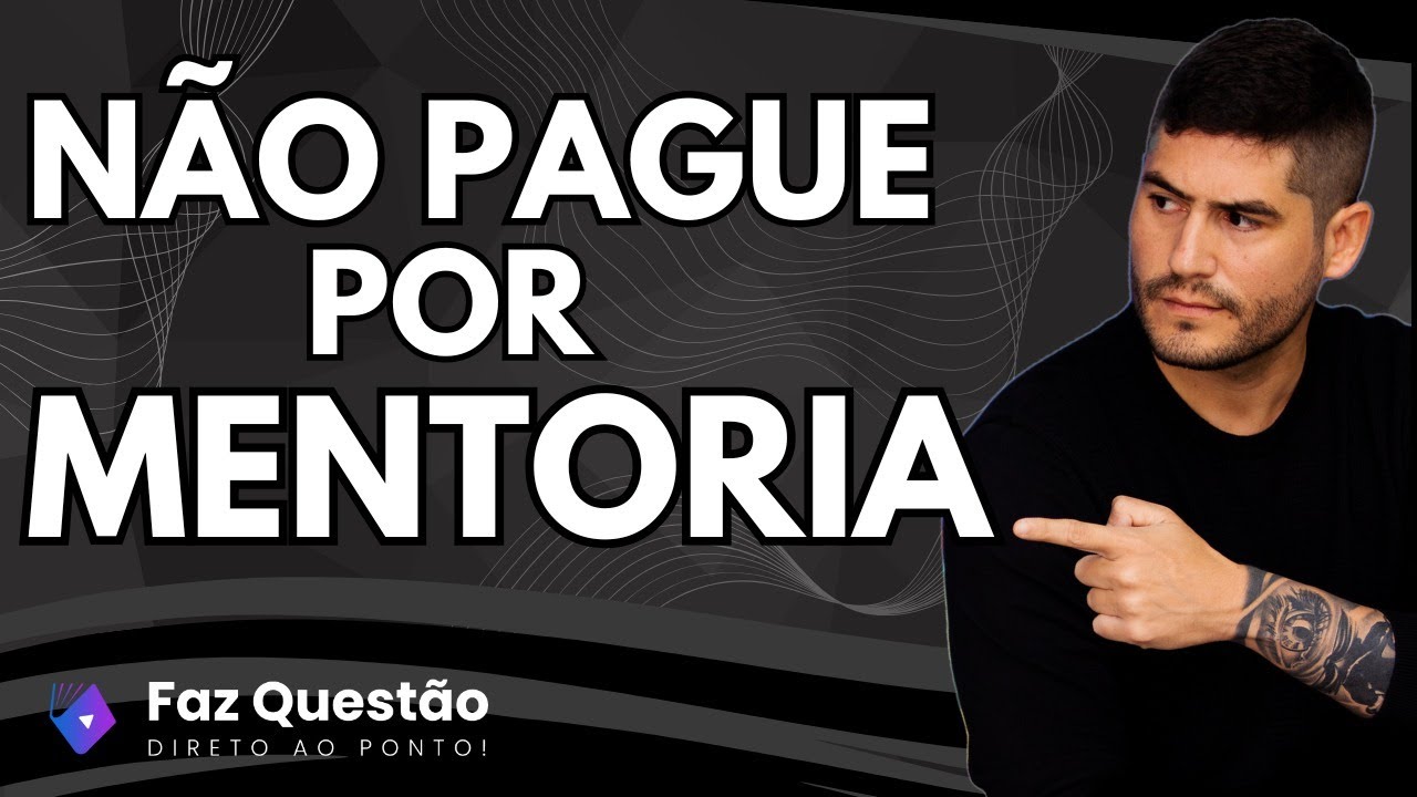 MENTORIA para Concursos VALE a PENA?  Não pague por mentoria!