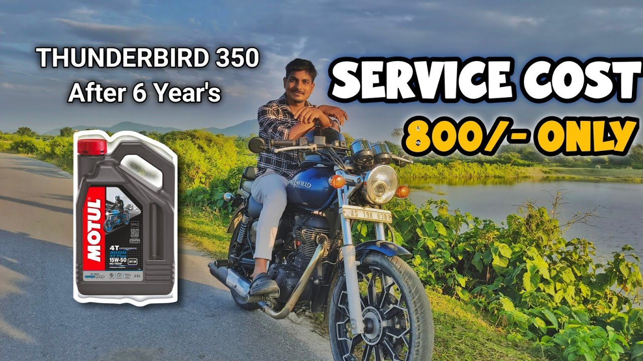 Thunderbird 350 Service Cost 800rs Only | ROYAL ENFIELD THUNDERBIRD 350