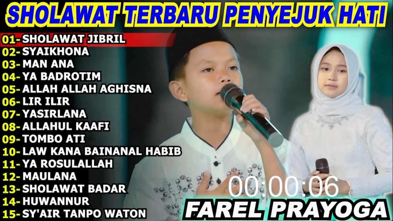 FAREL PRAYOGA SHOLAWAT NABI MERDU TERBARU 2026 BIKIN ADEM HATI   SHOLAWAT TERPOPULER 2026 2 2 2