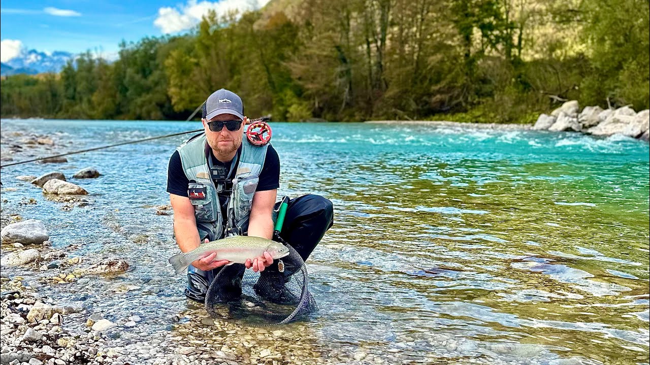 Fly Fishing in Slovenia | Soca River | Rainbow trouts | Lamafly ambasador 