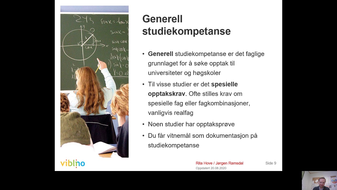 Informasjon til elever og foresatte, videreg&aring;ende oppl&aelig;ring