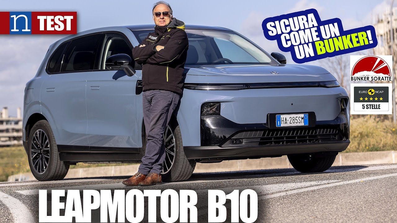 LEAPMOTOR B10: SICURA come un BUNKER!  Com'è e come si viaggia sul nuovo SUV Stellantis a 5 stelle