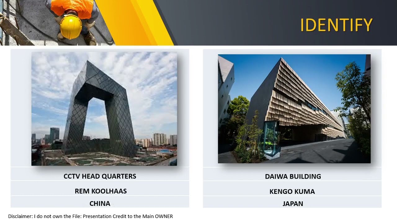 Iconic Architects of All Time / Famous Architect and their Works