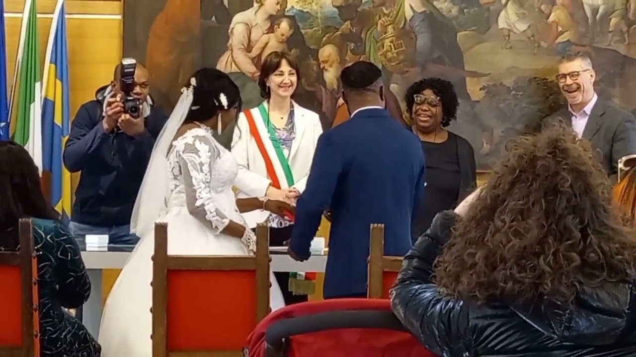 How Court Wedding in Italy looks like |30 minutes marriage proceedings