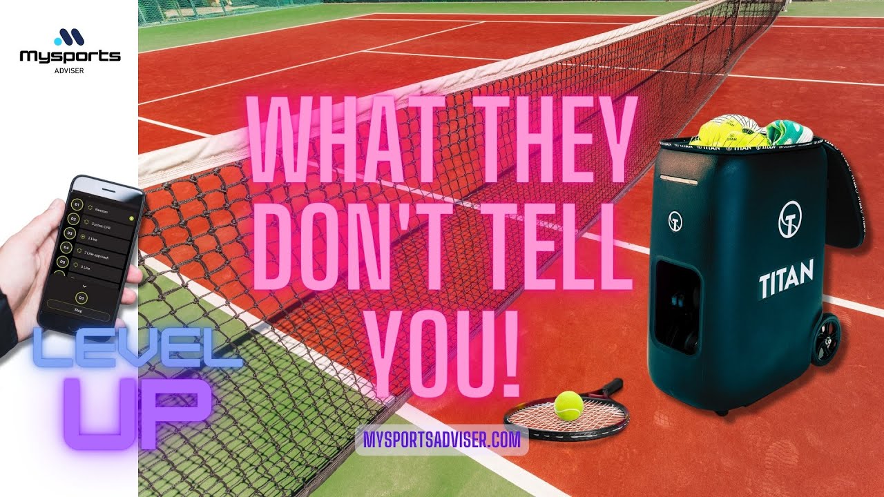 🔥The New ERA of tennis training with Titan tennis ball machine.✅️