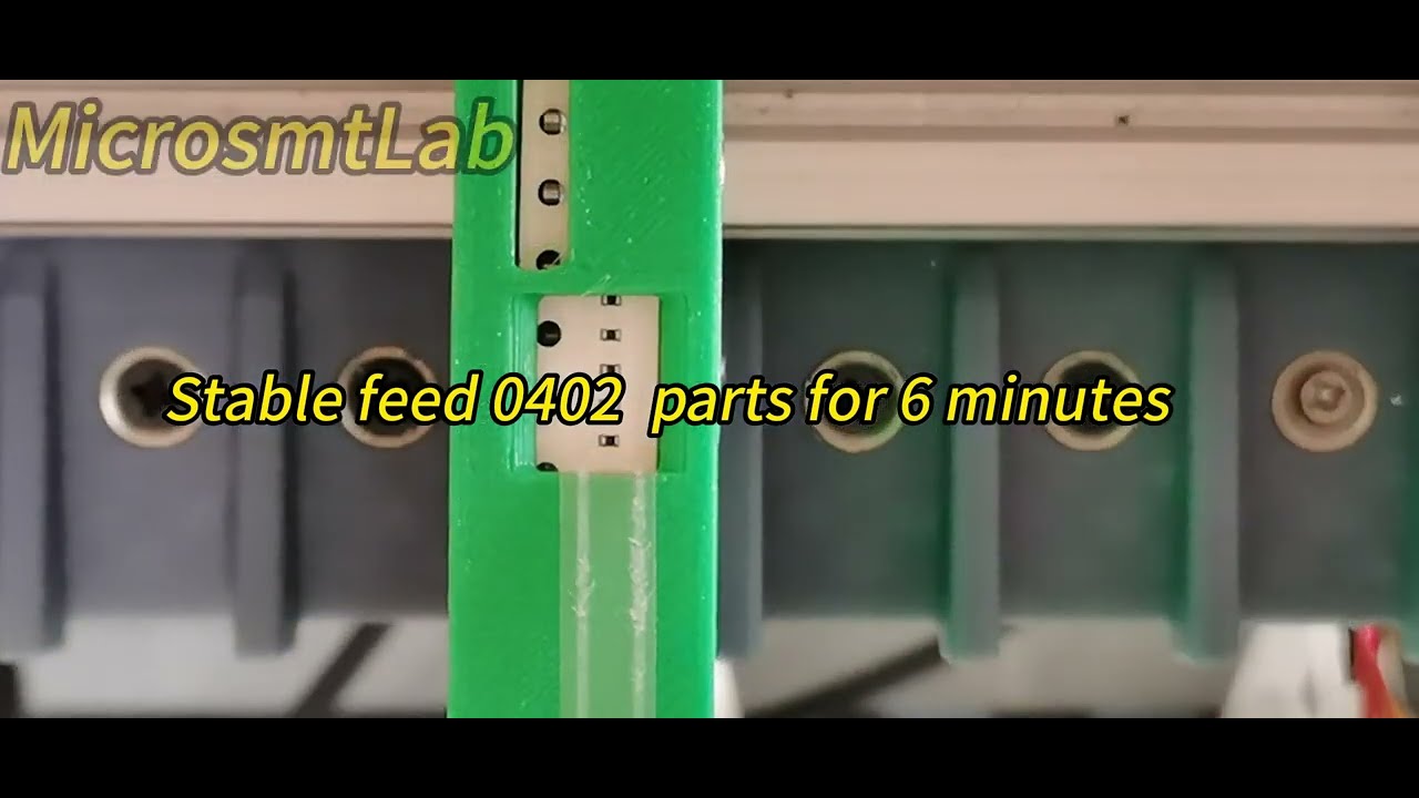 Stable feed 0402  parts for 6 minutes （Bing  feeder  V3）for openpnp