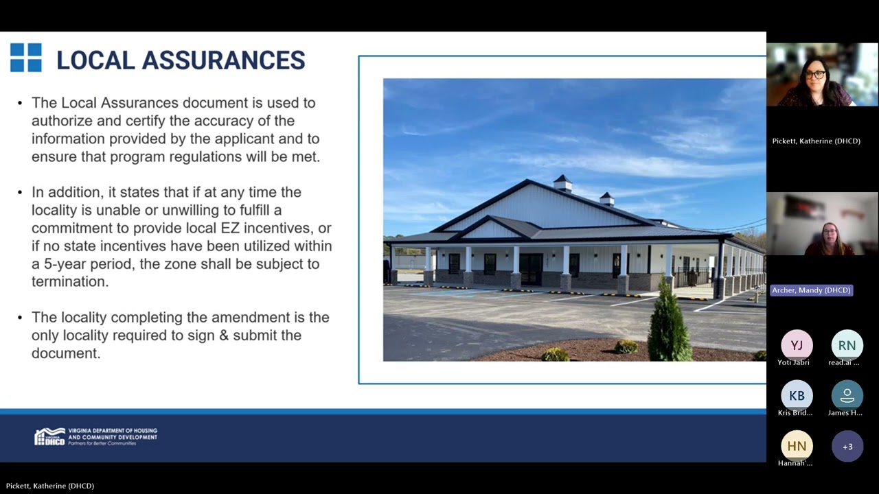 2025 Enterprise Zone Boundary and Incentive Amendment Training
