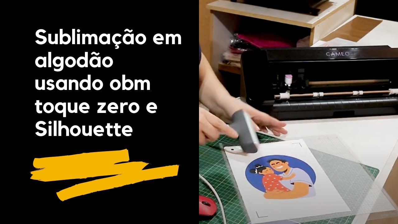 OBM toque zero - Sublimação em algodão com OBM - Modo de usos e aplicações.