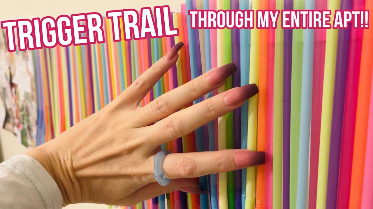 ASMR ✨New Trigger Trail through my ENTIRE Apt!! ✨ No Talking ✨ ASMRVilla