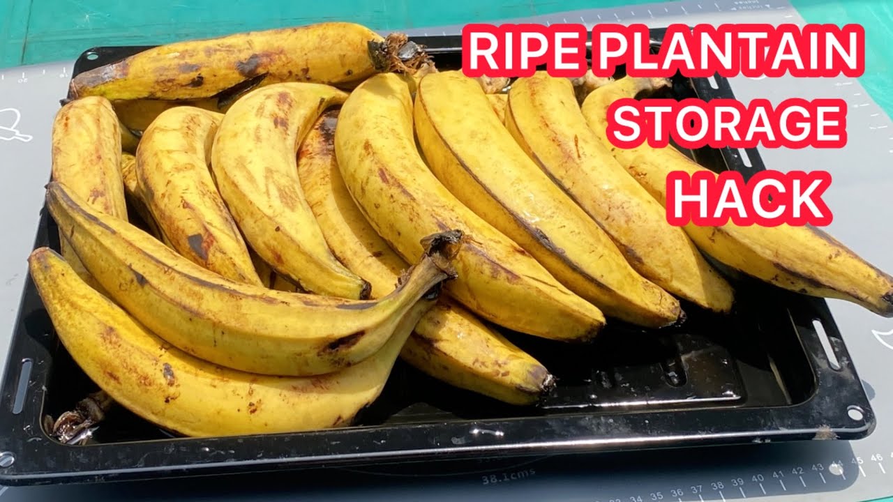 HOW I KEEP RIPE PLANTAIN FRESH FOR LONG TIME // KITCHEN HACK : PRESERVE RIPE PLANTAIN EASILY 