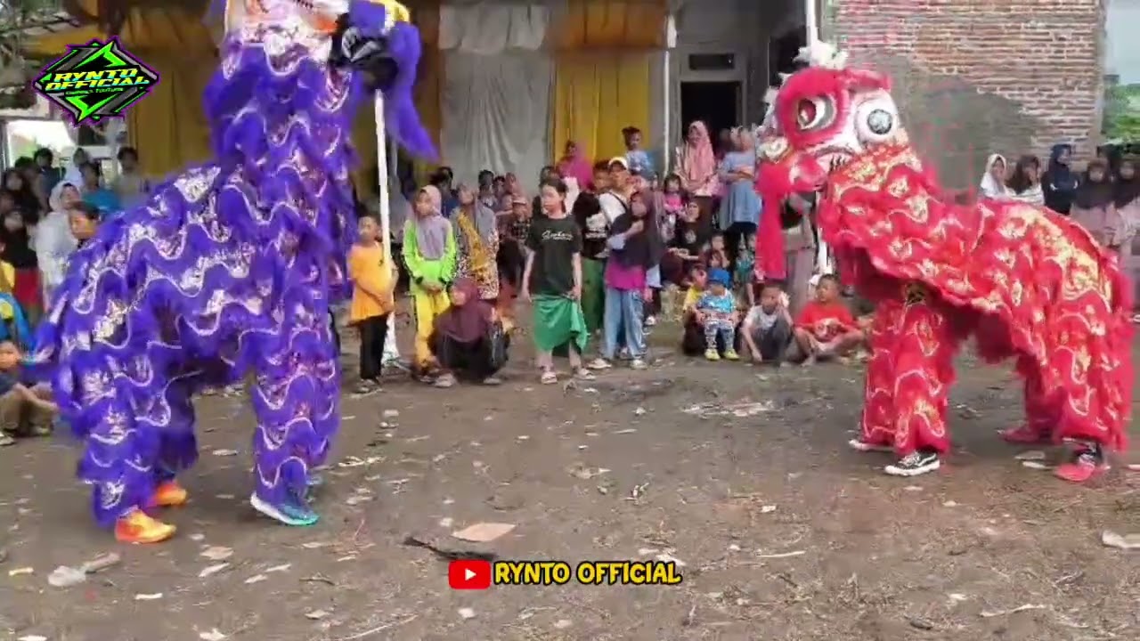 Jaran lumping - Atraksi barongsai - Burok Putra mekar jaya live ender blok rakit 06 nov 2025