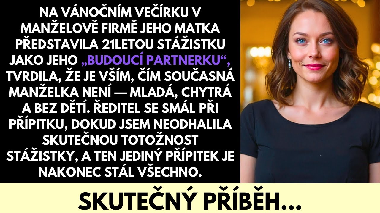 Na Večírku Mého Manžela Jeho Matka Nazvala Stážistku „Budoucí Žena“—Já Ji Odhalila