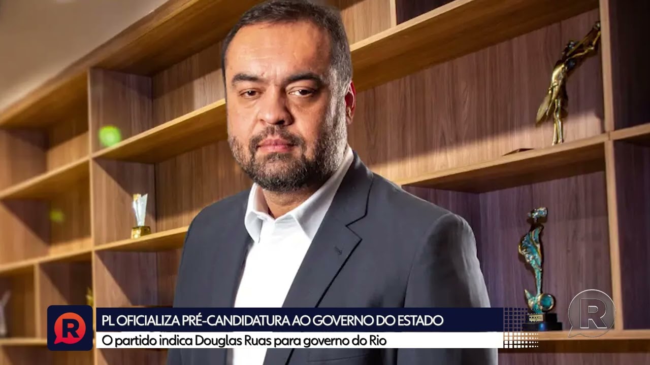 PL oficializa Douglas Ruas ao Governo do RJ e lança Castro e Canella ao Senado