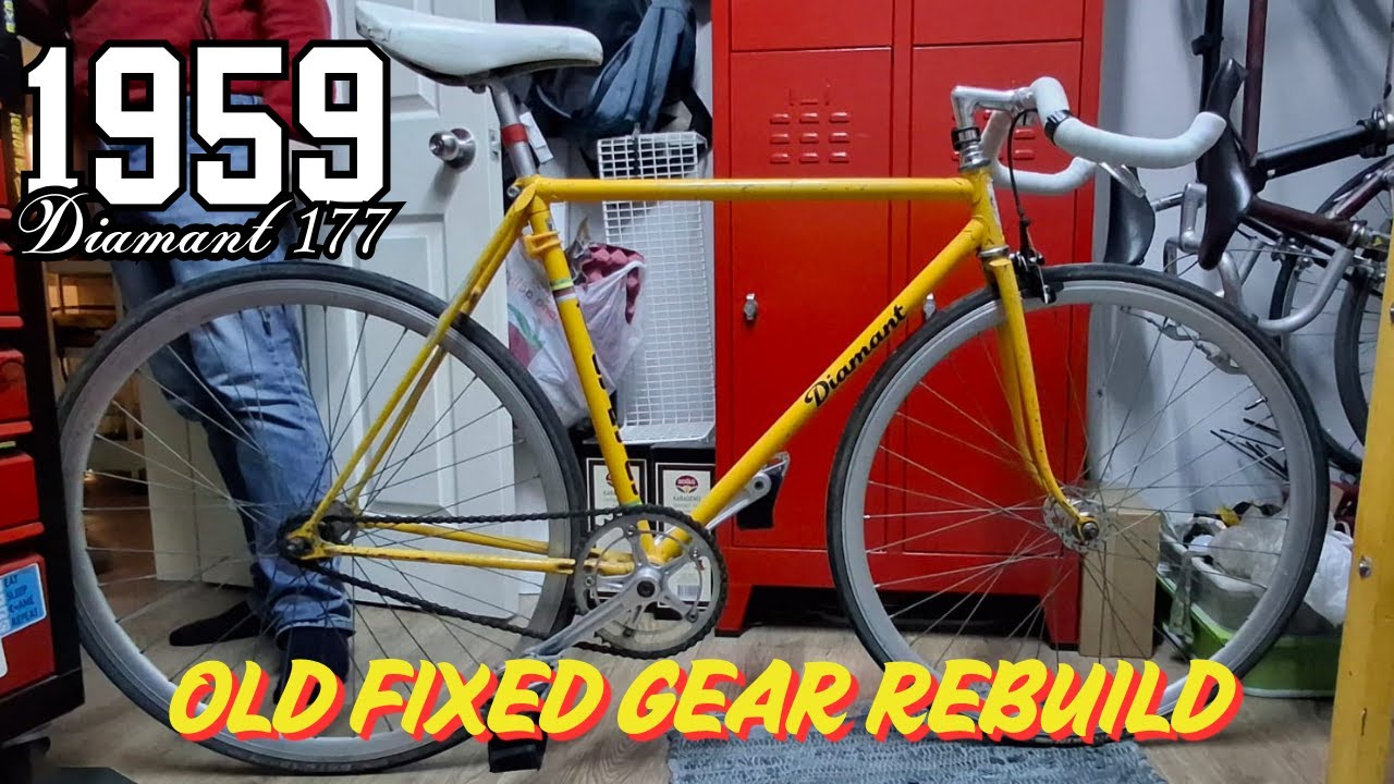 Vintage Fixed Gear Rebuild // 1959 Diamant 177 - Part 1