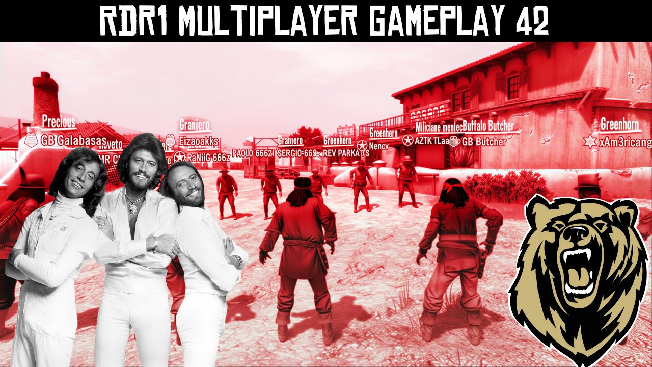 Clan Posses, Bee Gees, High School Stories! | RDR1 Multiplayer Gameplay 42