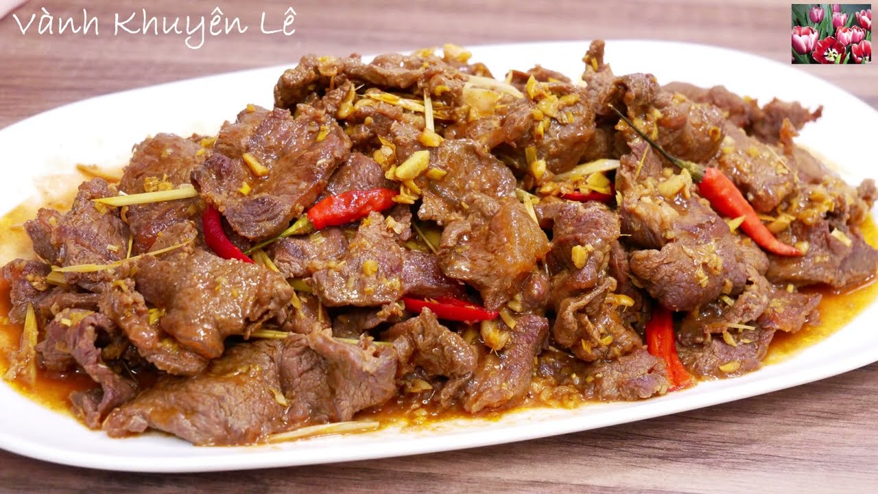 Thịt Bò Này rất Rẻ Tiền Mà Nấu Món Gì Cũng Mềm Ngon và Không cần Nấu Lâu, Bò Xào Sả Ớt, Vanh Khuyen