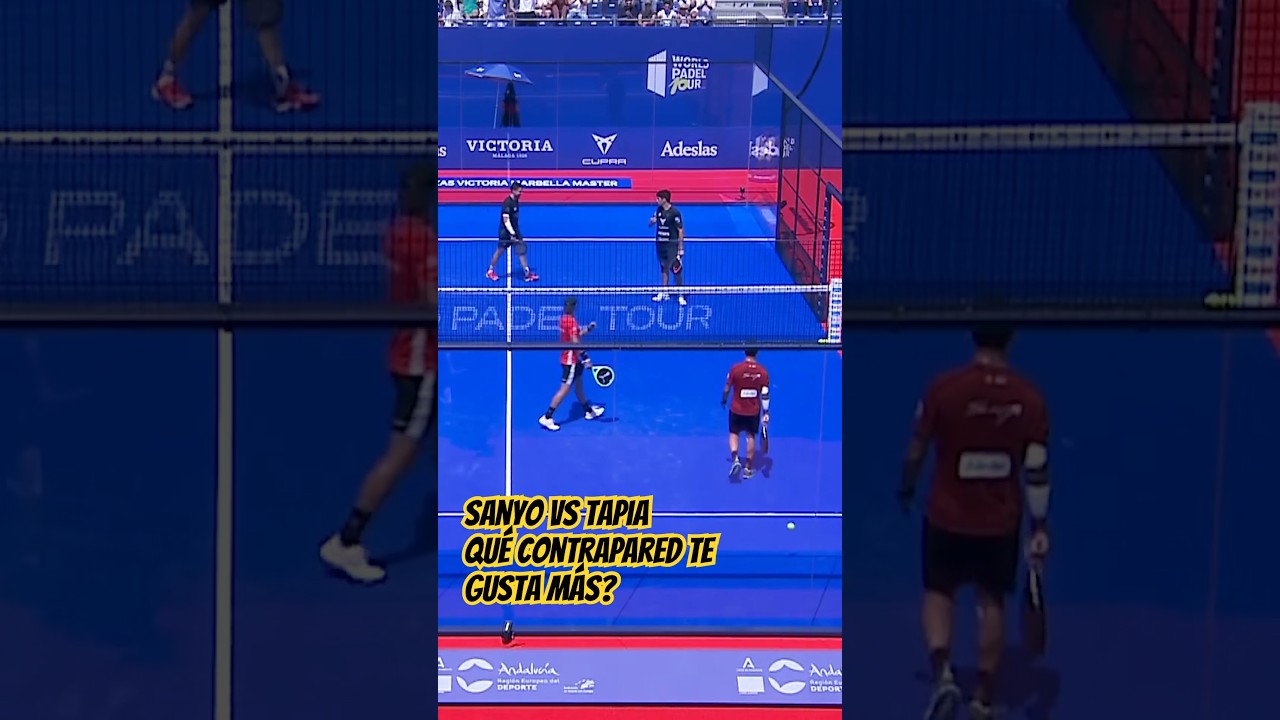 🎾SANYO VS TAPIA, QU&Eacute; CONTRAPARED TE GUSTA M&Aacute;S? #padel #padellovers #padelmania #tapia
