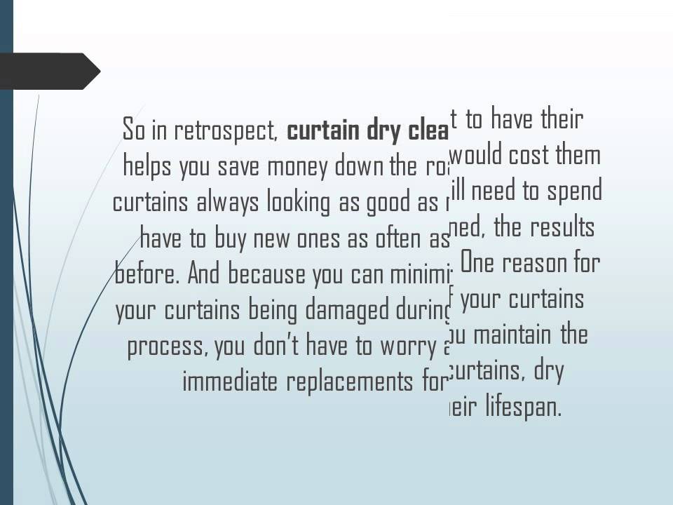 Dry Cleaning Curtains: Other Ways to Keep Them in Good Shape