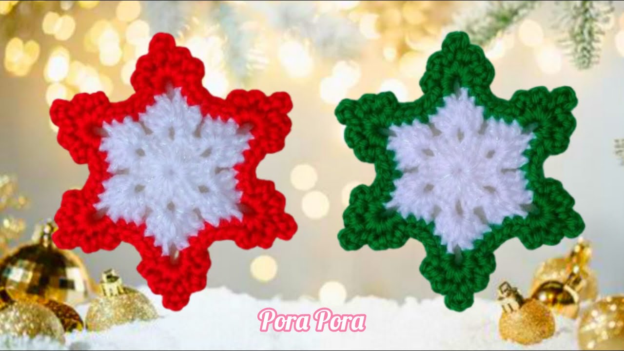 Crochet Snowflake I Crochet Christmas Decorations I Crochet Christmas Ornaments