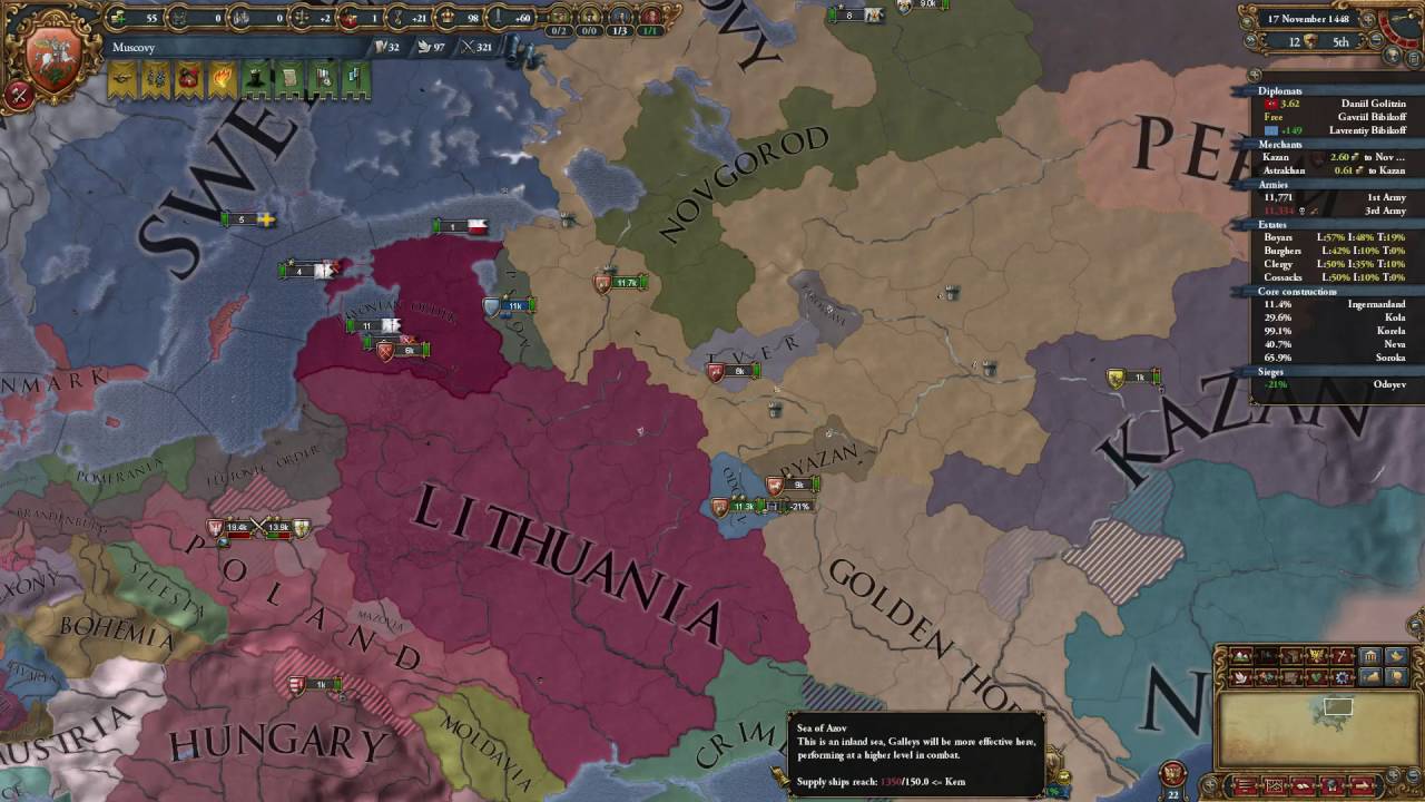 Lord Forwind - Eu4 - Russia Ep.1 Novgorod Conquest!