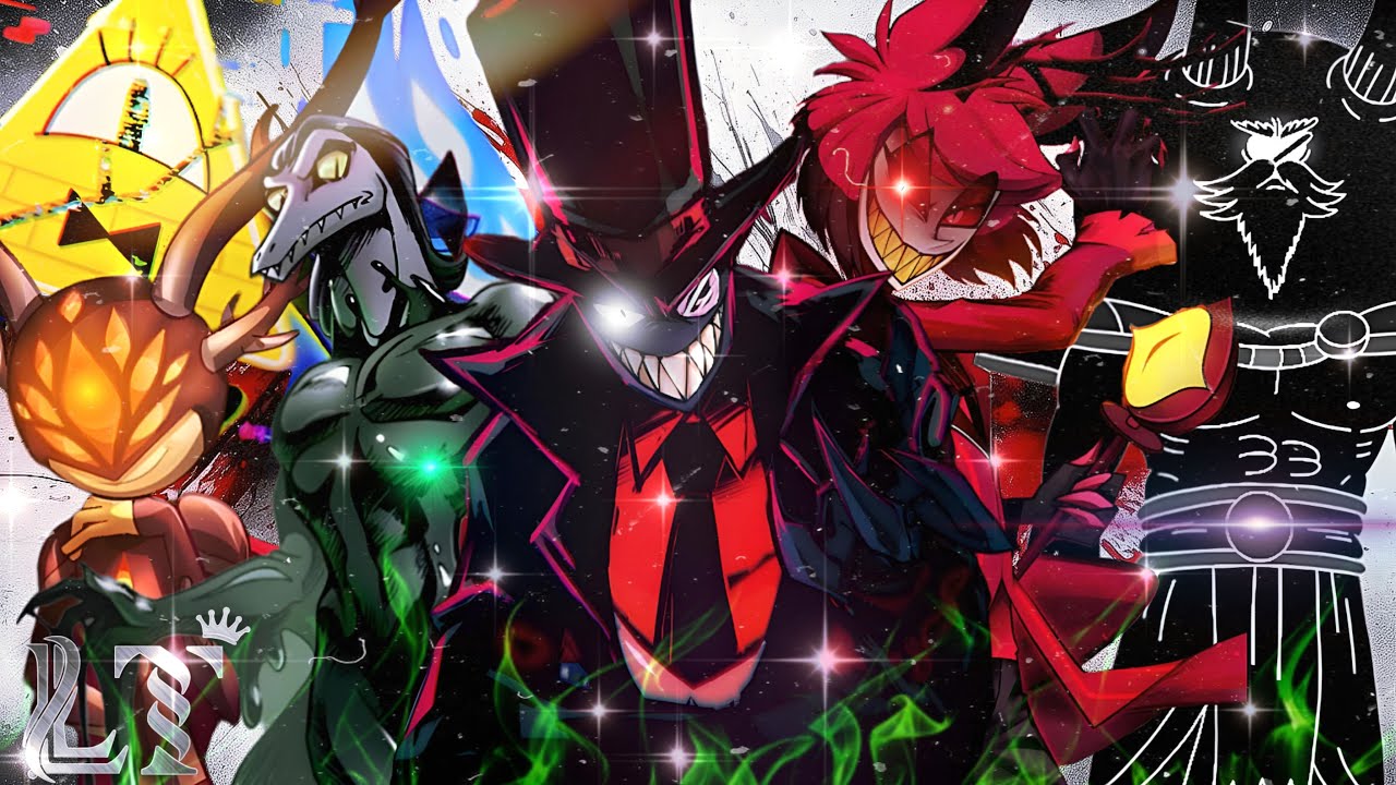 Villanos cartoons MacroRap (Black Hat, Alastor, etc) |Maldad Necesaria| Lion Tray ft varios Artistas