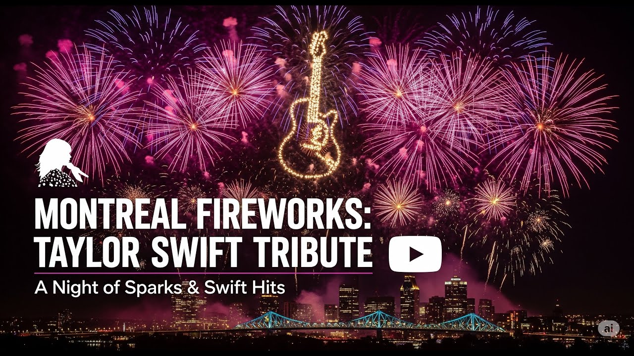 Taylor Swift Takes Flight! Montreal's Loto-Québec Fireworks Grand Finale