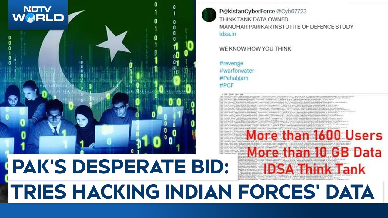 Pakistan Cyber Attack | Pak-Based Hackers Target India Again, Multiple Military Websites Taken Down