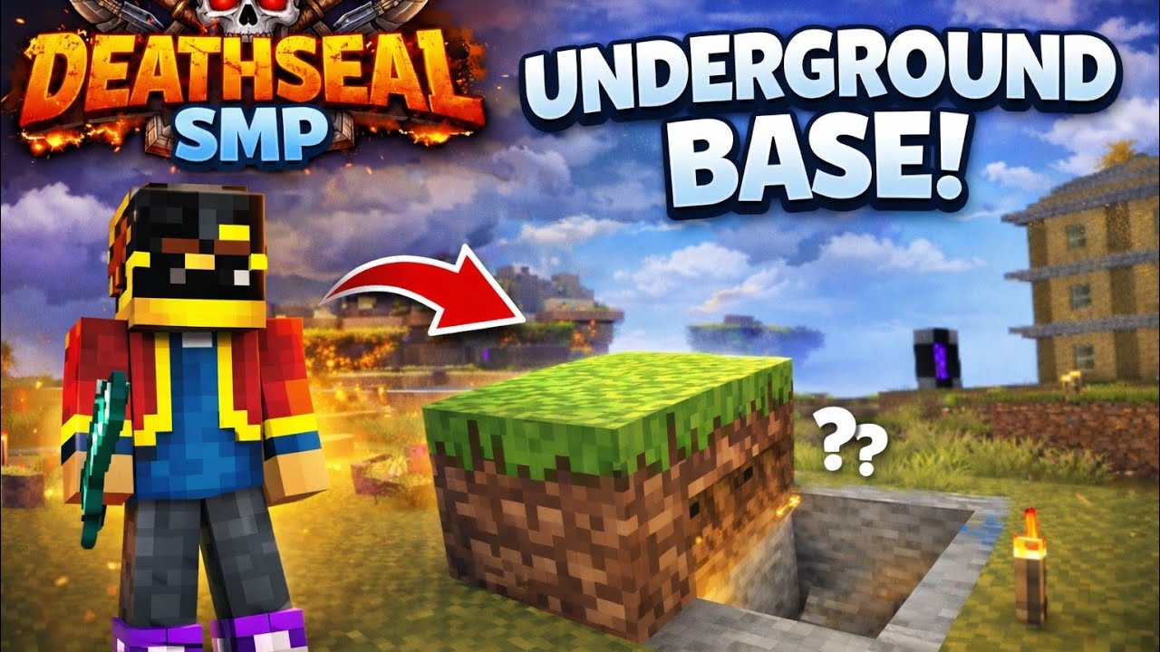 Deathseal SMP — Aaj Maine Apna Secret Underground Base Bana Liya! 😈🔥