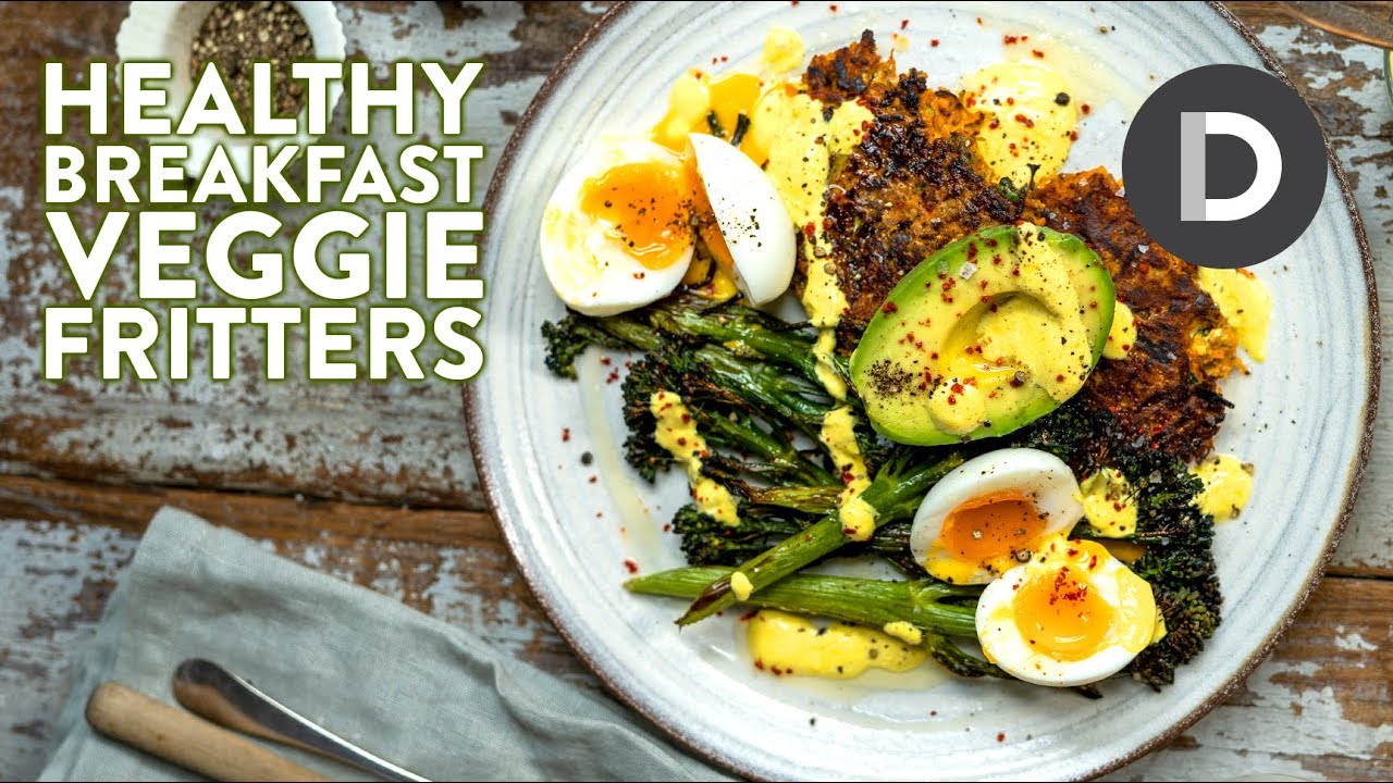 HEALTHY BREAKFAST RECIPE: Veggie Fritters & Perfect Boiled Eggs! 🍳
