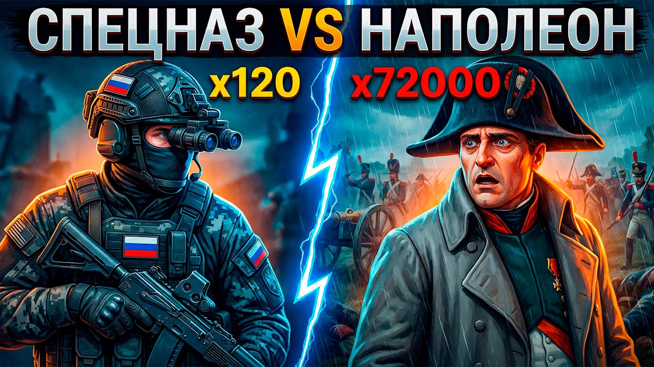 ЧТО БУДЕТ, если 120 СПЕЦНАЗОВЦЕВ выйдут против 72 000 СОЛДАТ Наполеона?