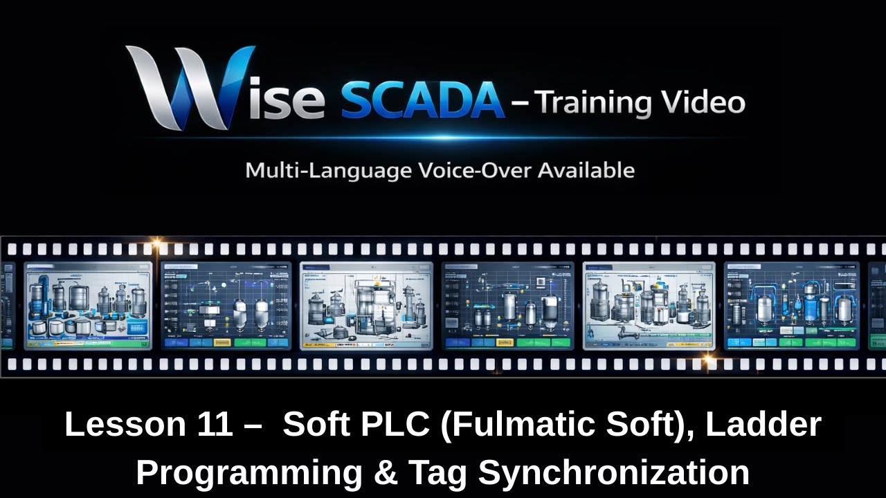 Учебное пособие по Wise SCADA № 11 | Программирование программируемых ПЛК (Fulmatic Soft), лестни...