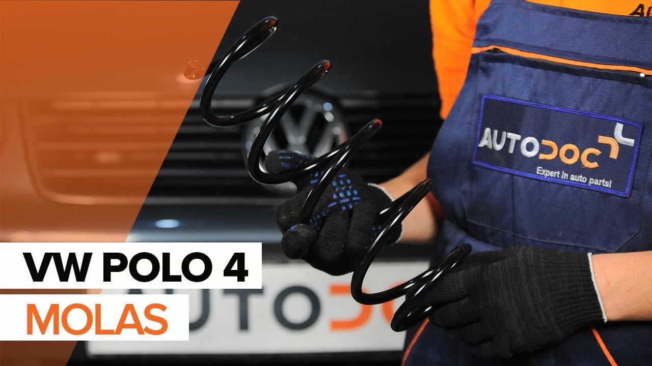 Como substituir Molas dianteira no VW POLO 4 TUTORIAL | AUTODOC