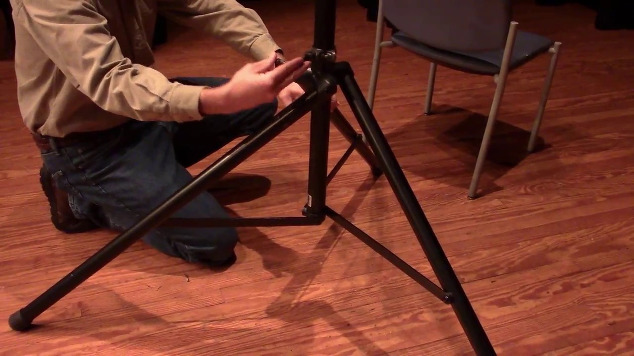 How to set up speaker stands