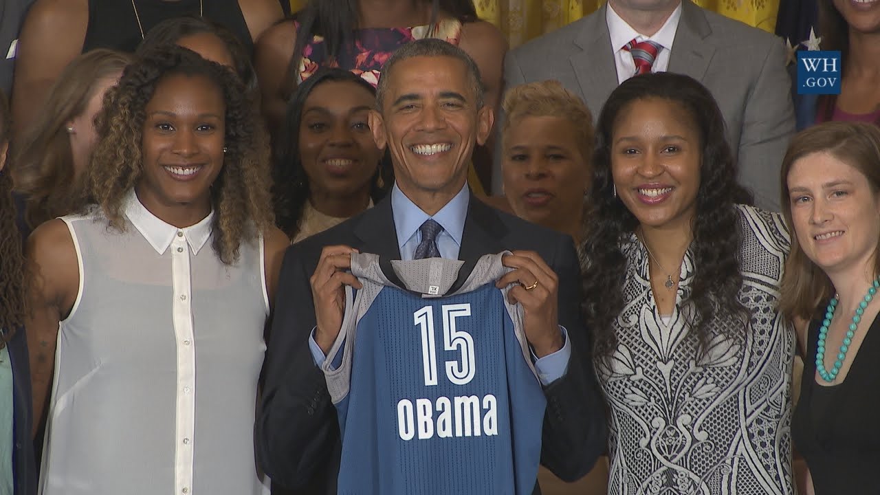 President Obama Welcomes the 2015 WNBA Champion Minnesota Lynx