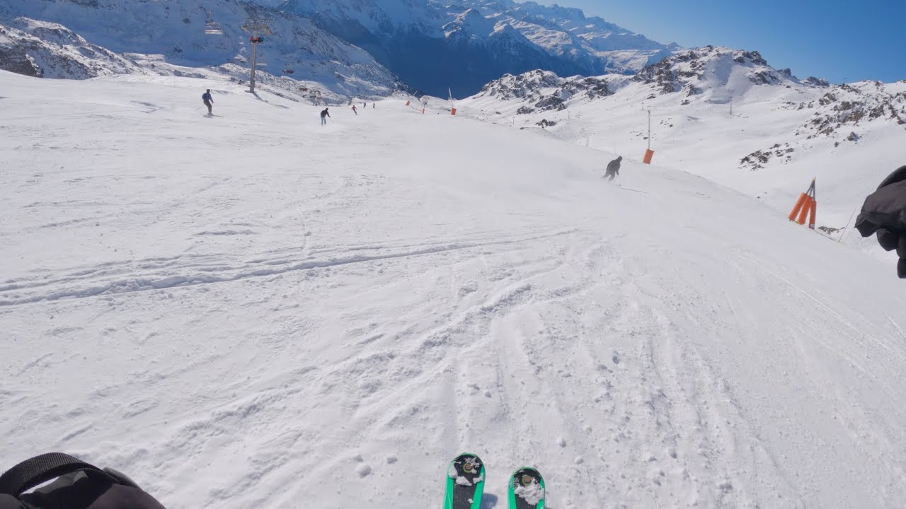[1st Video] Skiing in Val Thorens, Orelle under the sun ⛷️☀️(GoPro)