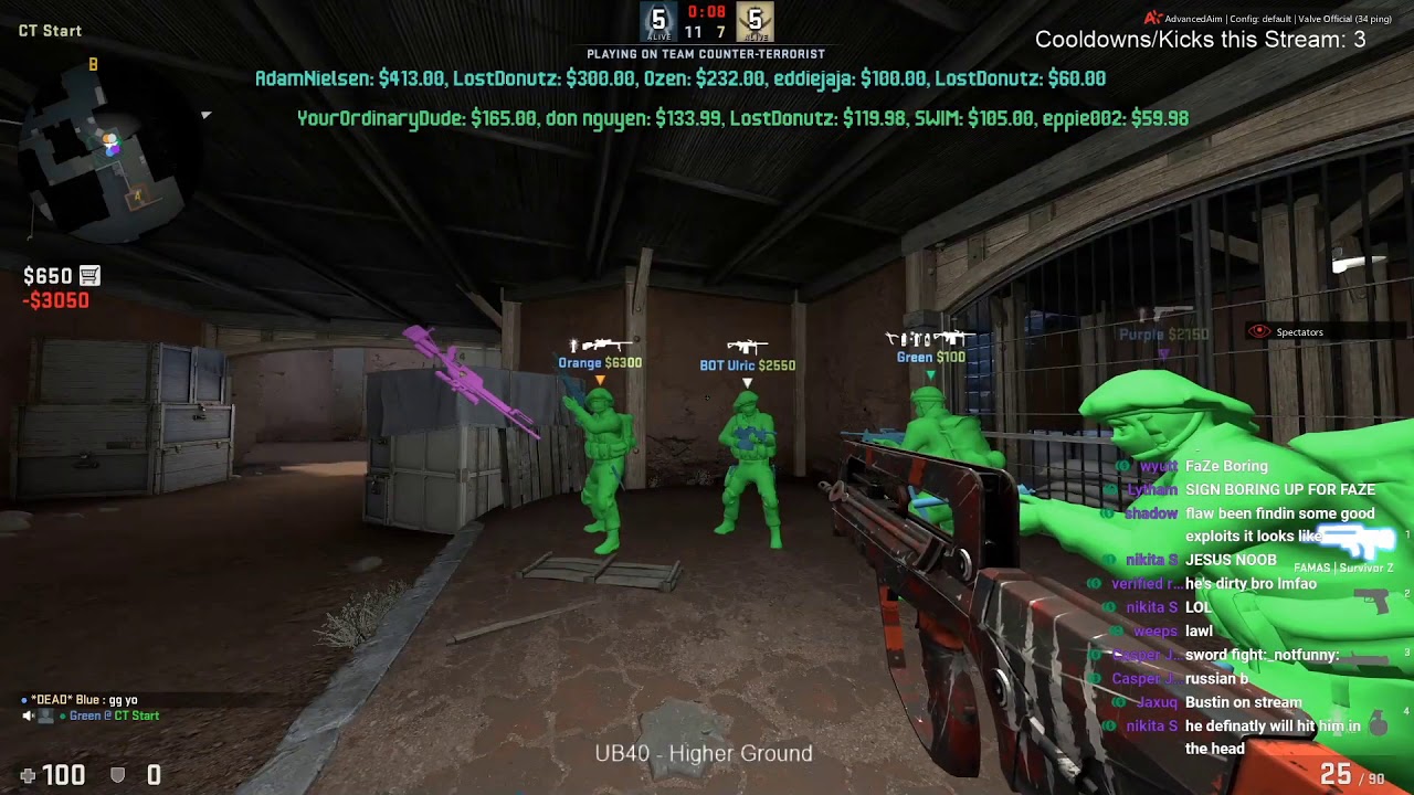 Talking a teammate into getting a cooldown
