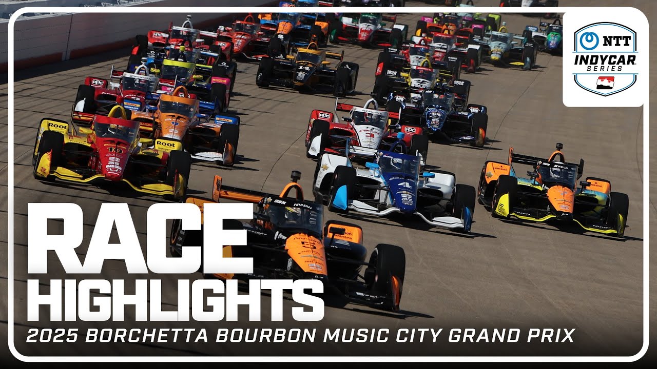 Race Highlights | 2025 Borchetta Bourbon Music City Grand Prix | INDYCAR SERIES
