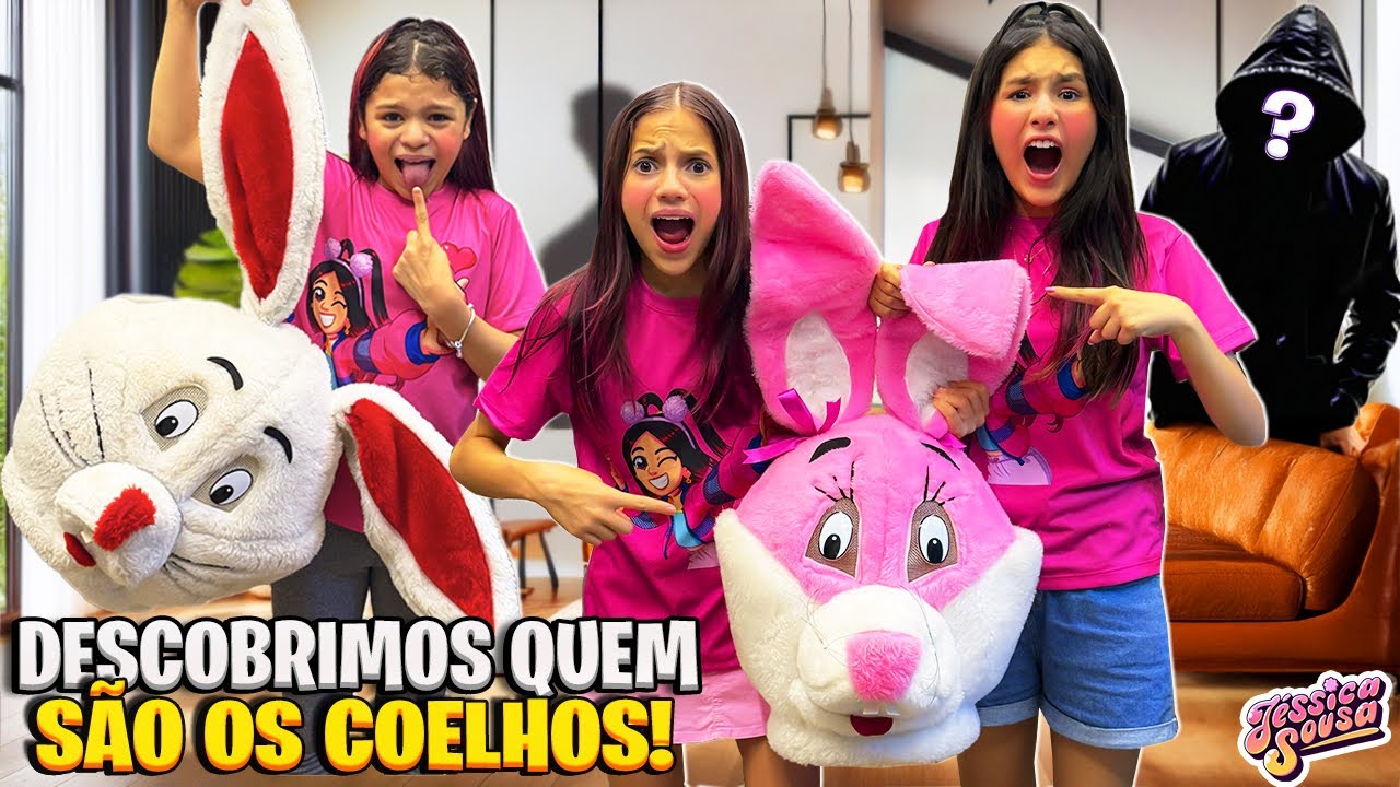 DESCOBRIMOS QUEM É O COELHO MALVADÃO*deu ruim (JÉSSICA SOUSA E FAMÍLIA )