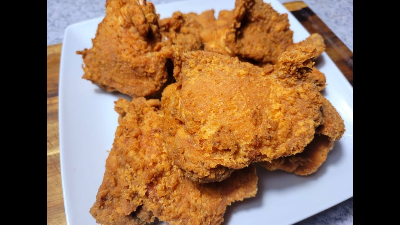 CRISPY FRIED CHICKEN THIGHS