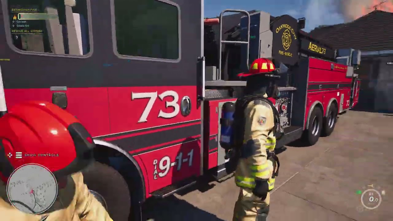 Firefighting Simulator: Ignite - A Hot line - PS5 Gameplay