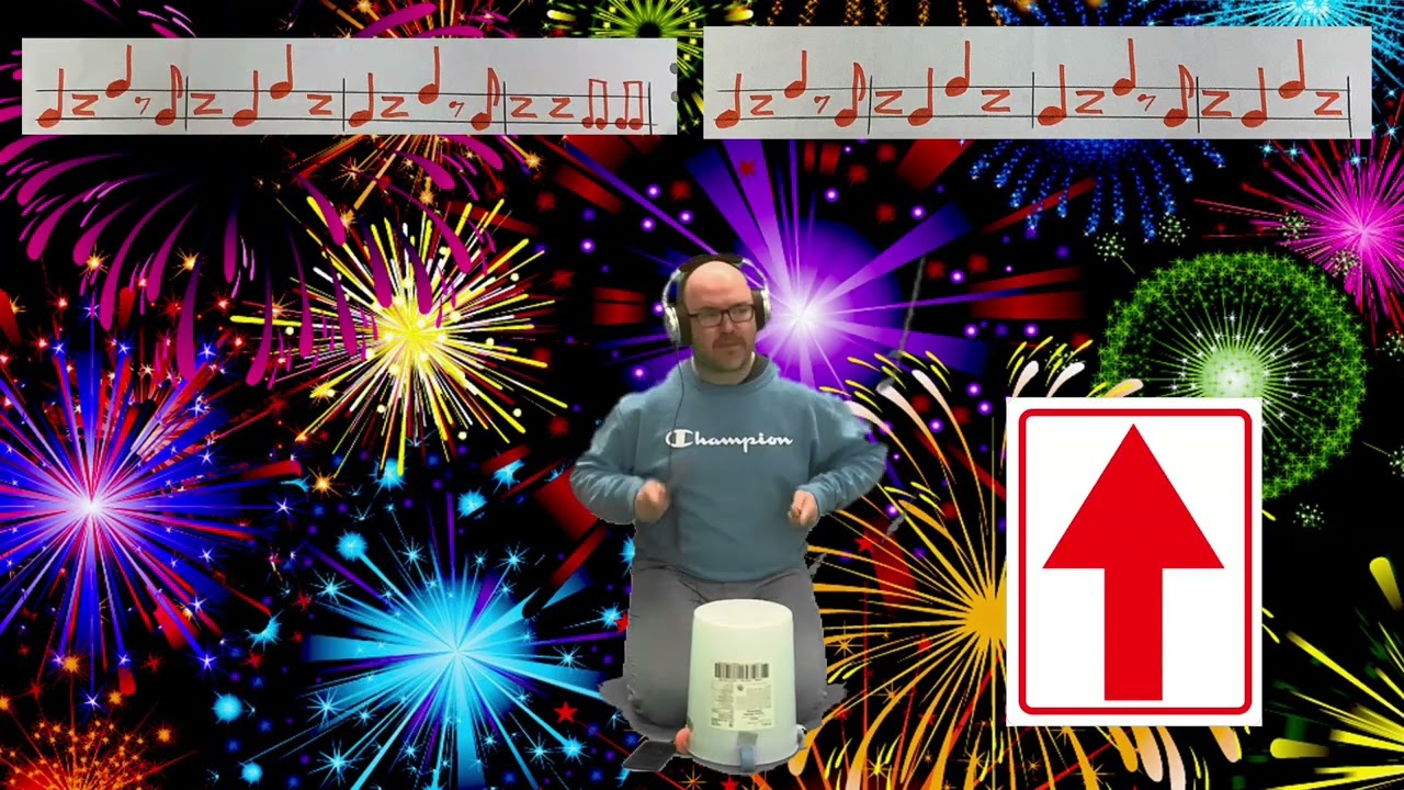 Tunak Tunak Tun - Bucket Drum Play Along