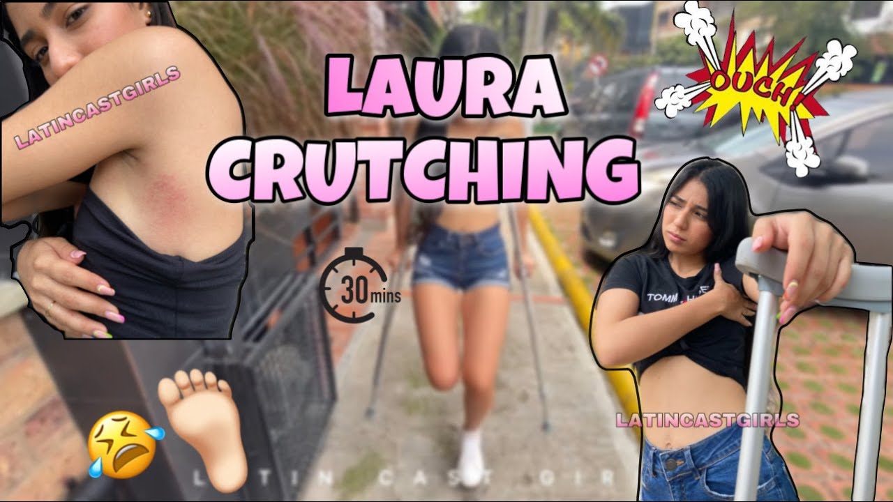 LAURA CRUTCHING (barefoot)