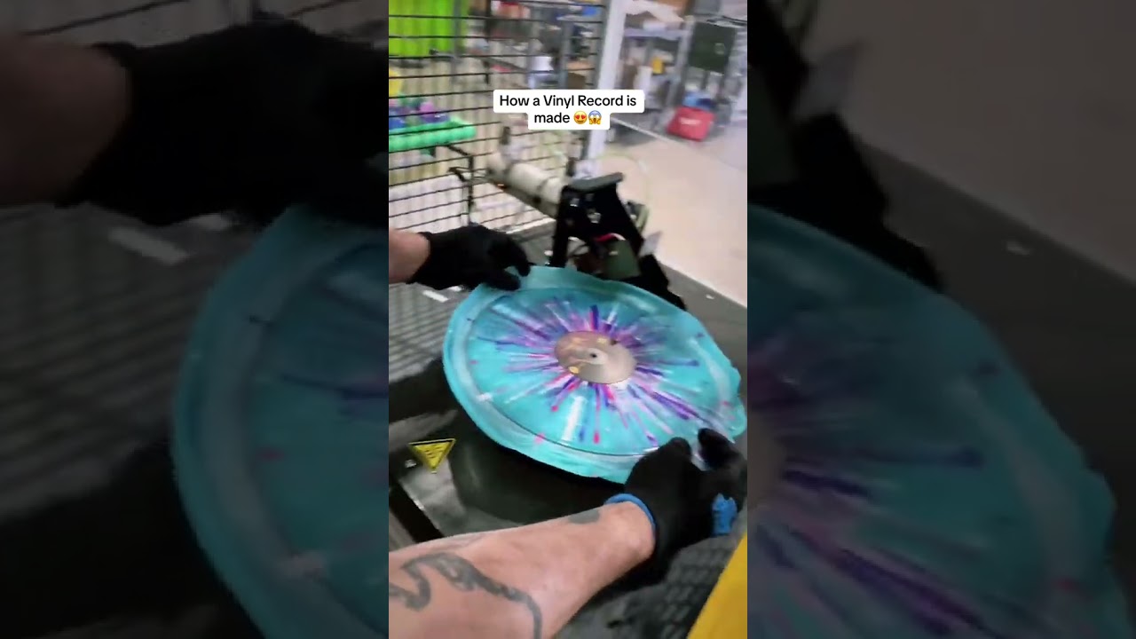 C&oacute;mo se FABRICA un DISCO VINILO #vinilo #fabricacion
