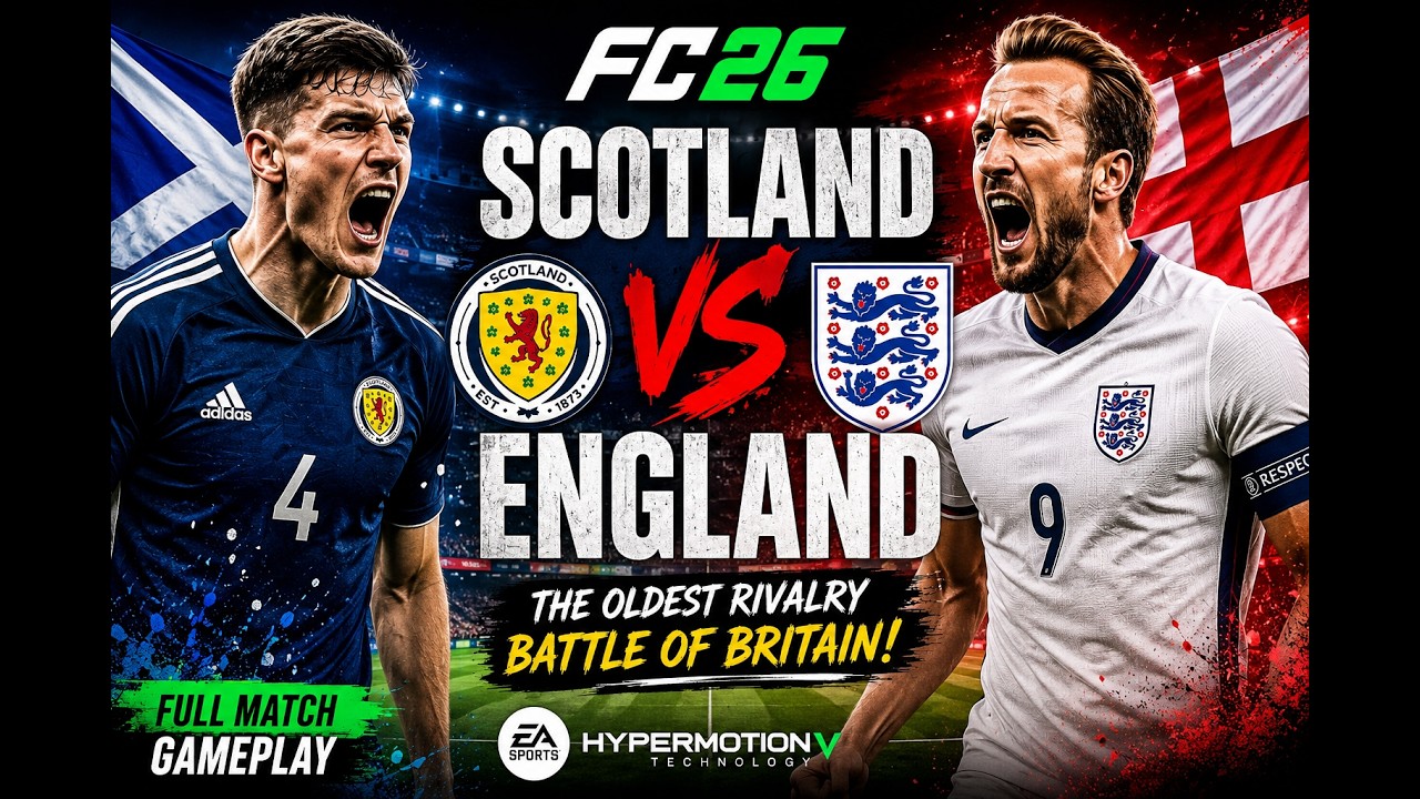 ⚔️ SCOTLAND vs ENGLAND | Historic Rivalry Renewed | FC 26 PS5 Gameplay