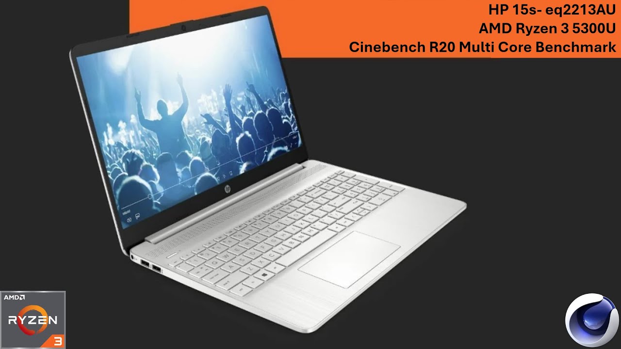 AMD Ryzen 3 5300U - Cinebench R20 Multi Core Benchmark (HP 15s- eq2213AU)