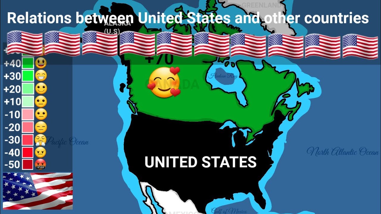 Relations between United States 🇺🇸 and other countries